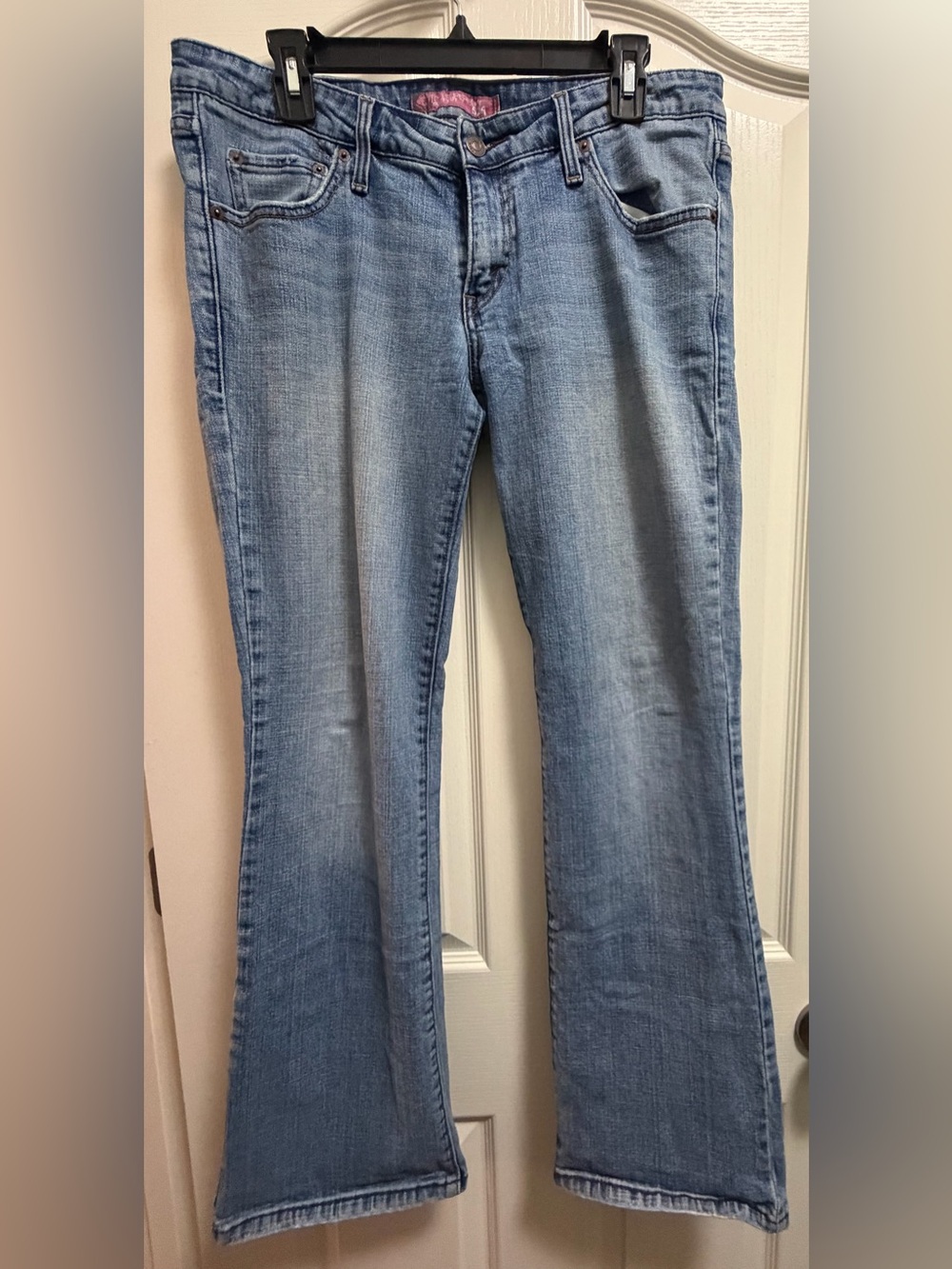 Vintage Too SuperLow 524 Levi’s Women's Light Blue Boot Cut Jeans